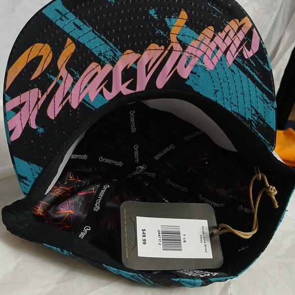 Stylish Black and Blue Graphic Cap - Picture 9 of 10